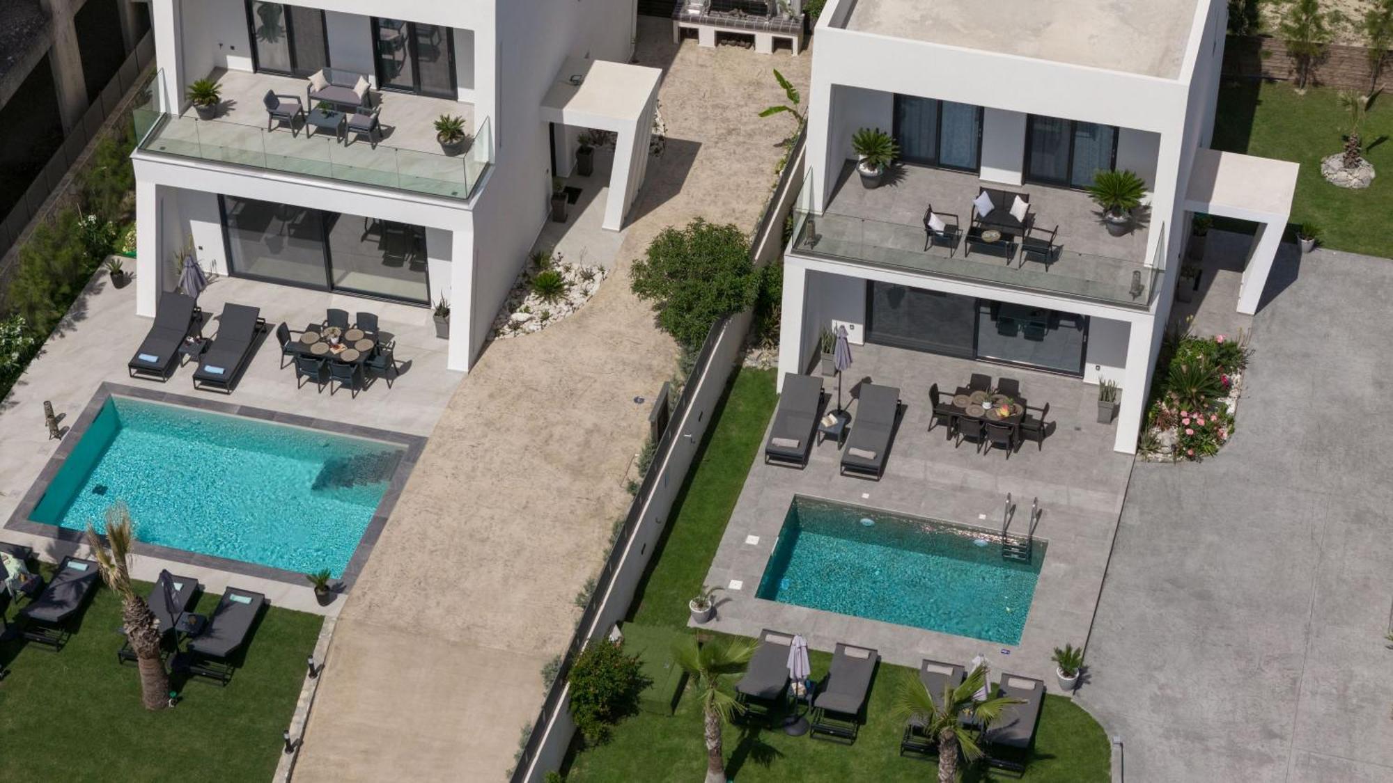 Sunwhite Villas - Private Pool & Cozy Atmosphere, By Zantewize 라가나스 외부 사진