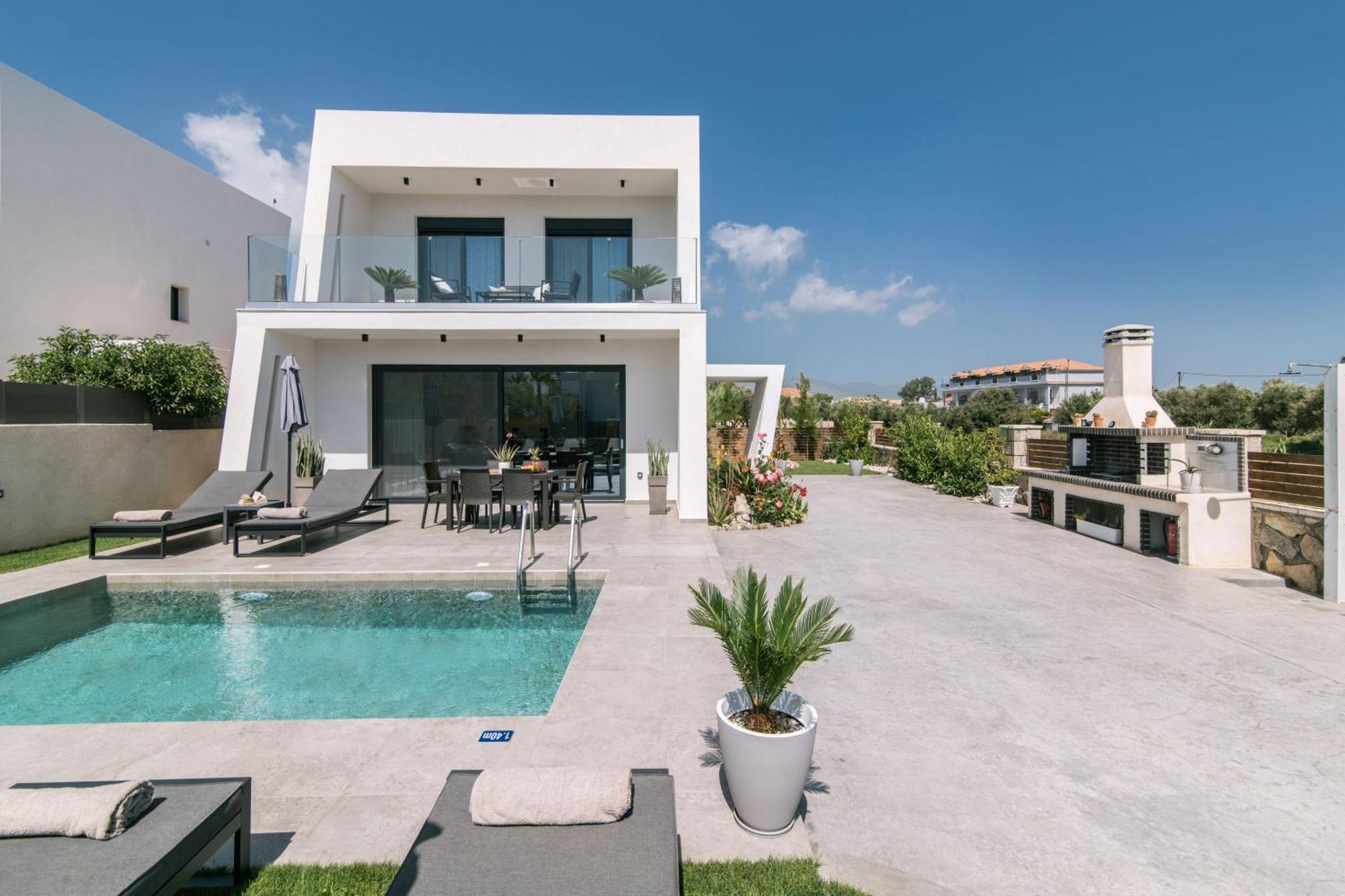 Sunwhite Villas - Private Pool & Cozy Atmosphere, By Zantewize 라가나스 외부 사진