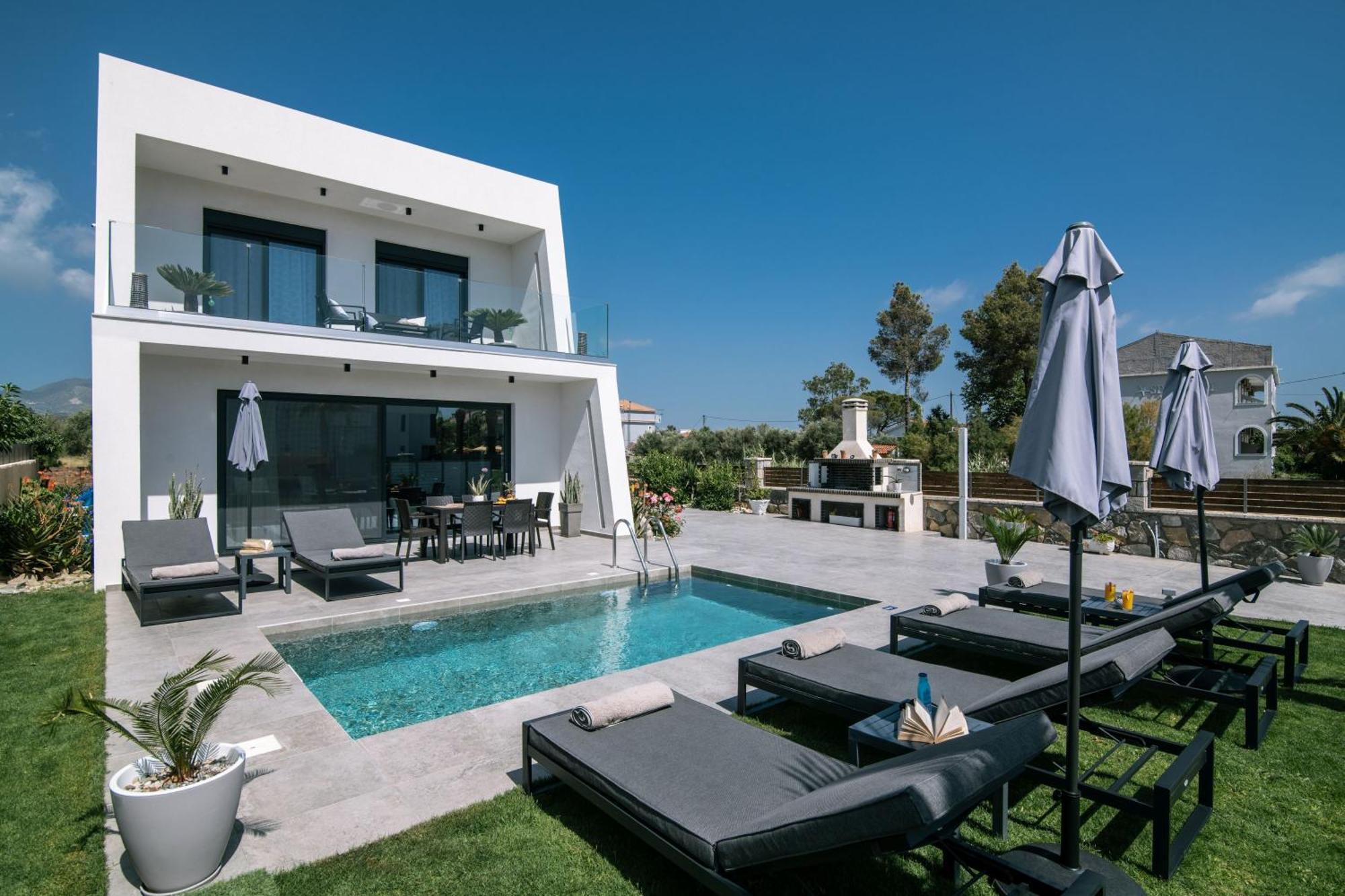 Sunwhite Villas - Private Pool & Cozy Atmosphere, By Zantewize 라가나스 외부 사진